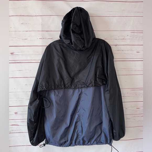 OPENING CEREMONY double layer Windbreaker jacket size S hood black UNISEX - Picture 8 of 11